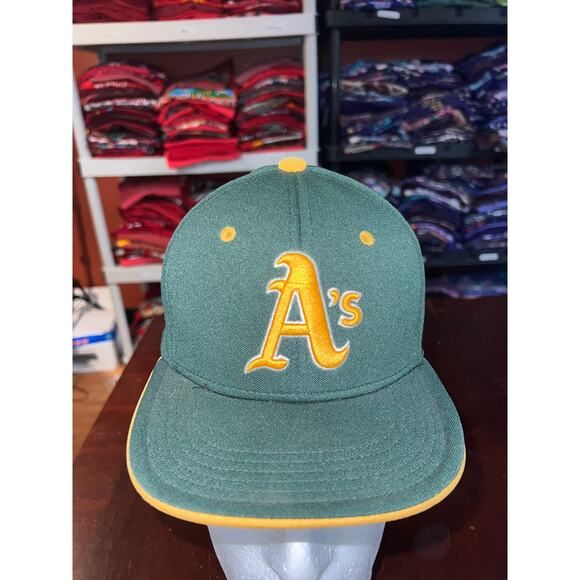 Dodge City A's Hat The Game Pro Game Tek 2 Baseball Cap Headwear XS - Picture 2 of 6